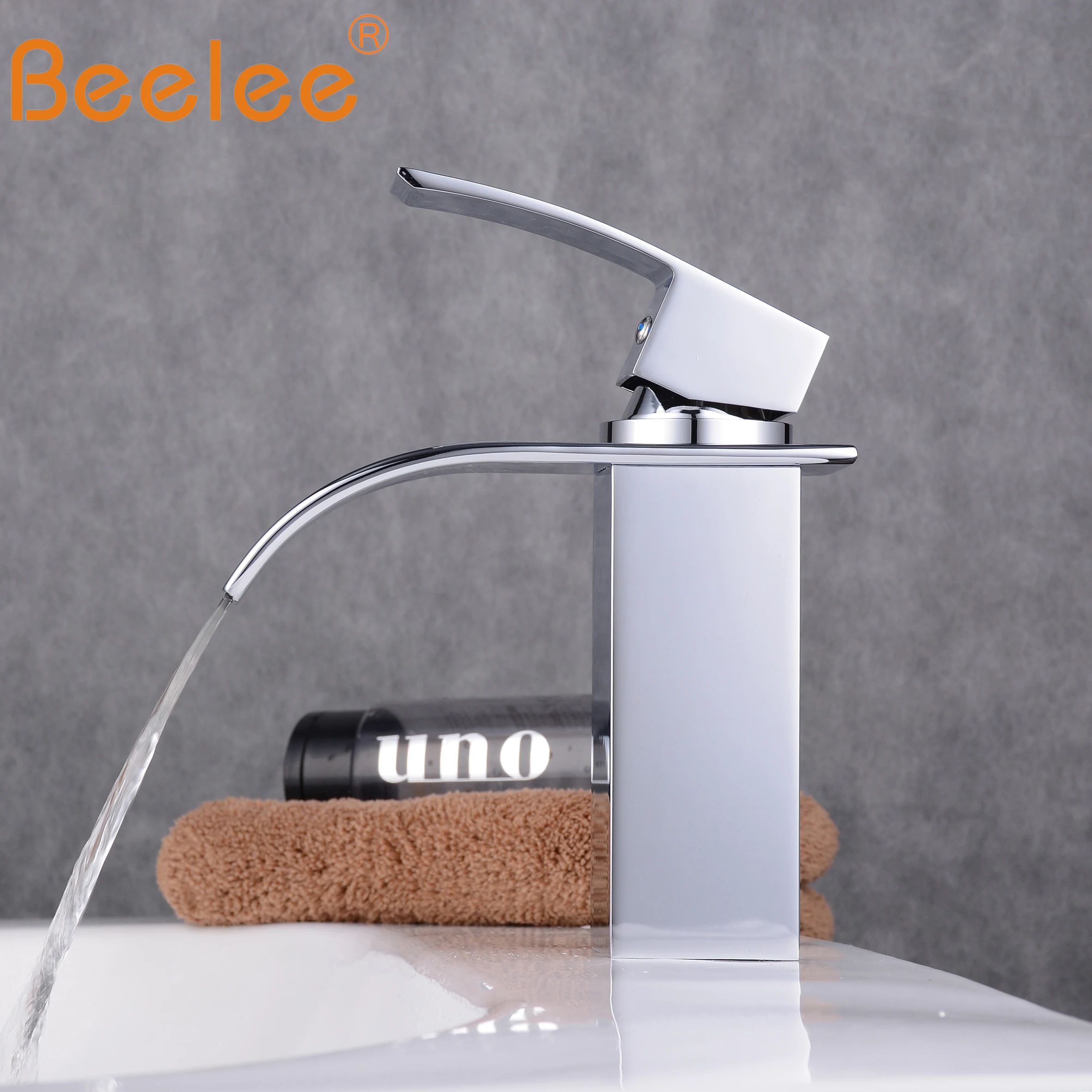 Beelee смеситель для ванной комнаты с одной ручкой одним отверстием на палубе кран