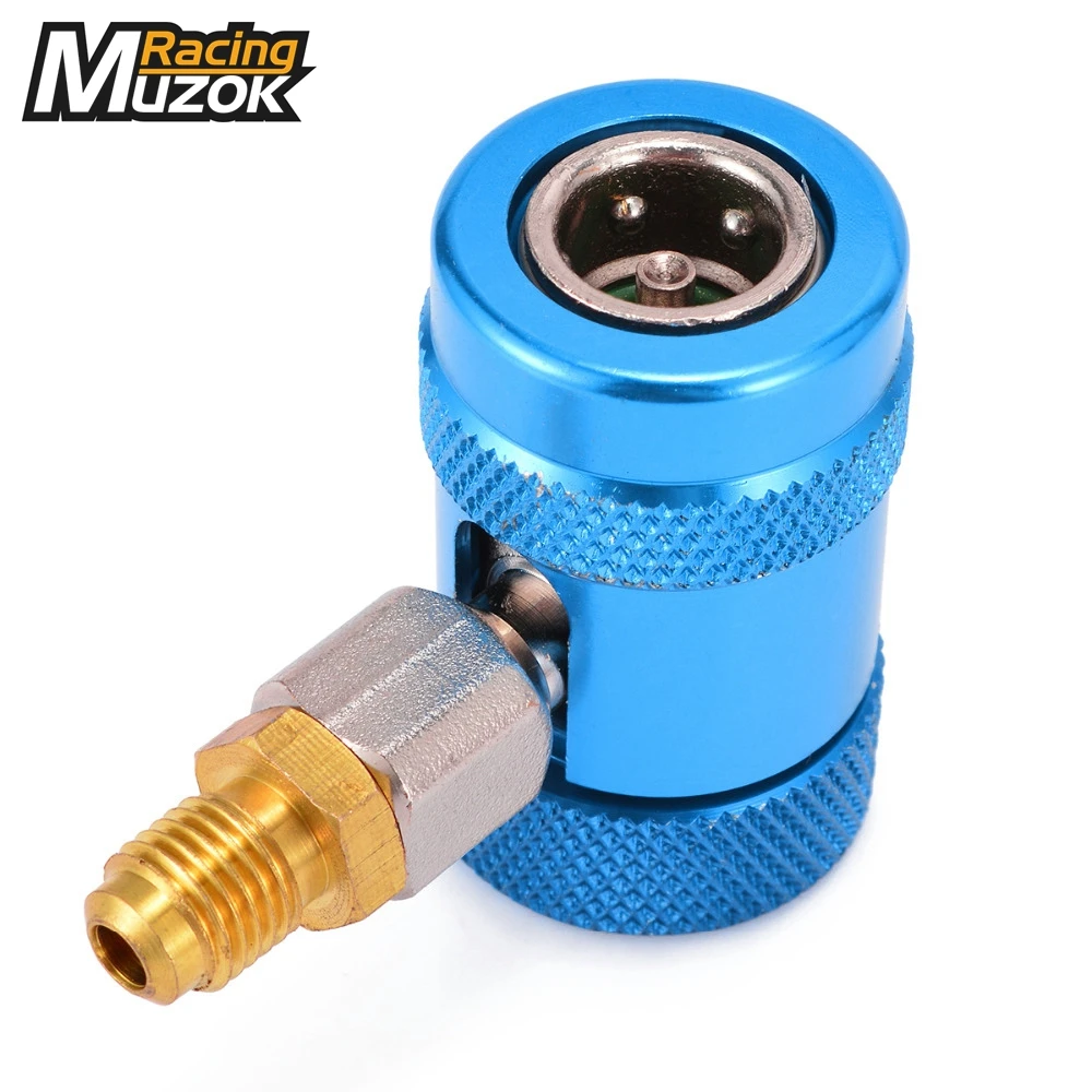 1 пара R1234yf быстроразъемные адаптеры регулируемые 1/4 &quotмужской порт фитинги для