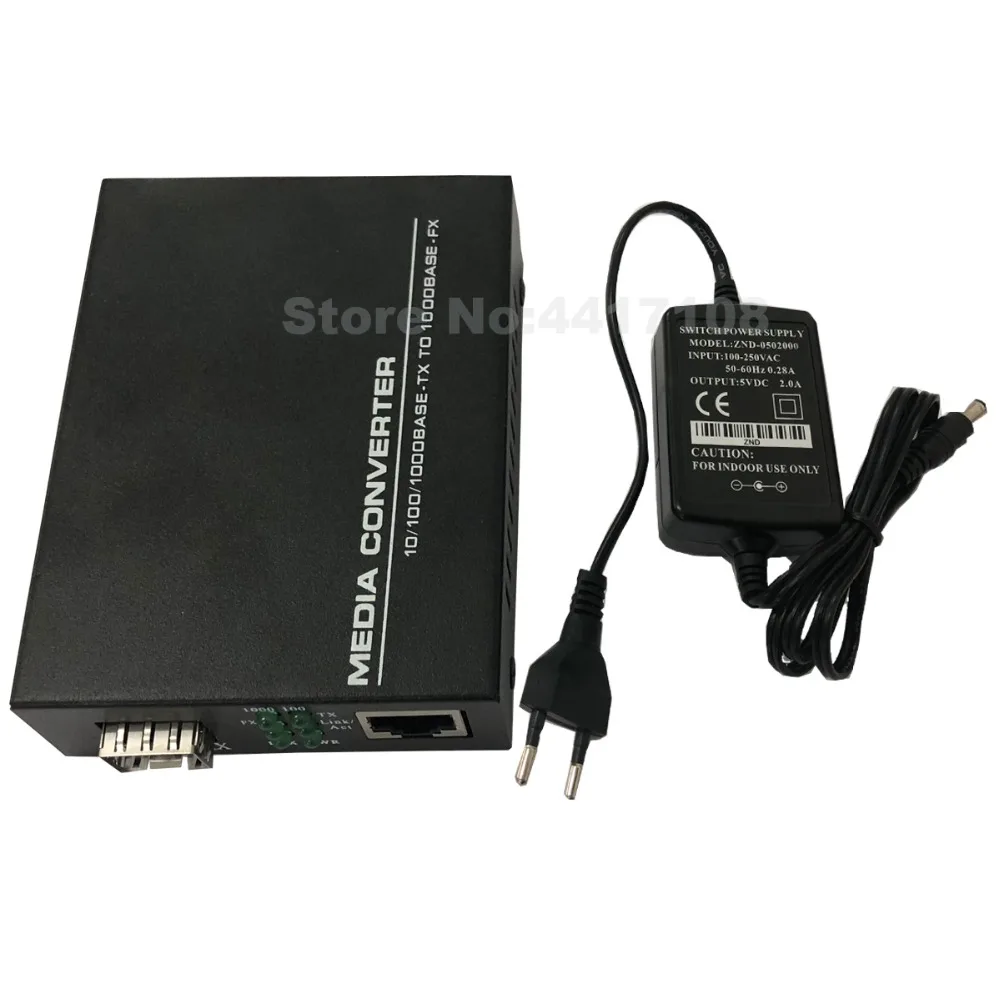 2 шт. медиаконвертер SFP Fiber RJ45 gigabit GPON/OLT 1000 Мбит/с|Оптоволоконное оборудование| |