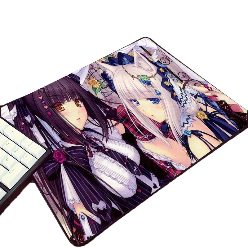 Mairuige ACG анимационная игра милые девушки Chocola Nekopara коврик для мыши горячие аниме игры узор так мило аниме девушки кошка ПК Настольный коврик