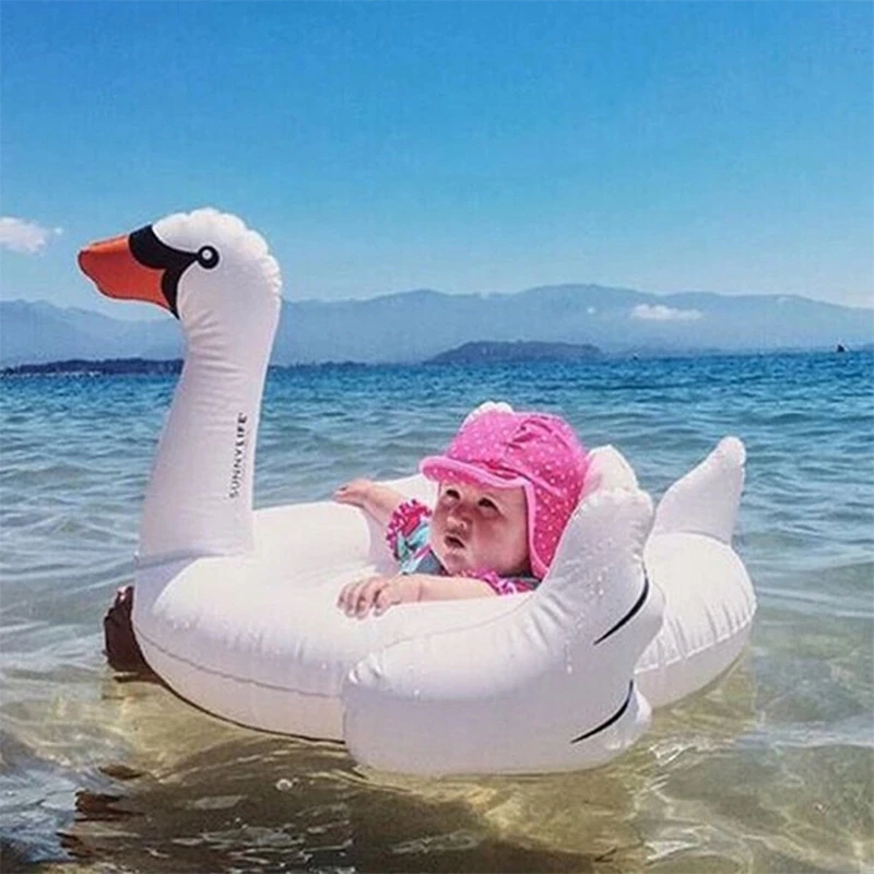 

Inflatable Unicorn Baby Swimming Ring Float Flamingo Swan Pool Swimming Toy Floating Pool Toys Kids Cartoon Unicorn Swim Ring