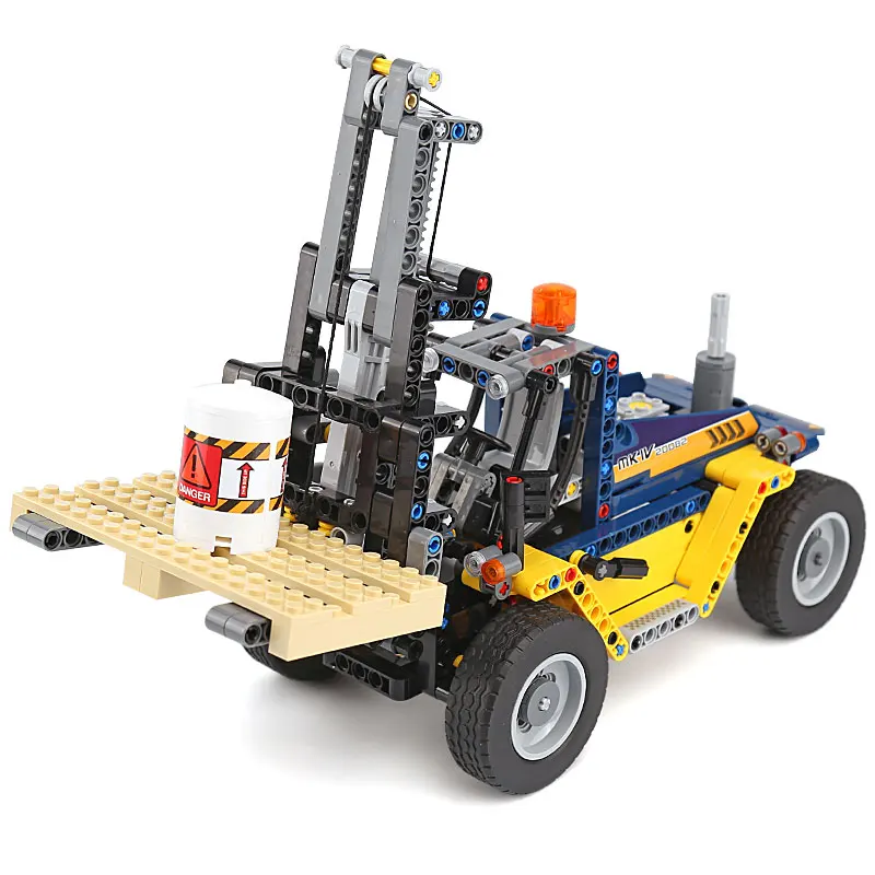 Technic серия 20082 сверхмощный вилочный погрузчик модель строительные блоки Набор кирпичей Сборка игрушки рождественские подарки 42079 для детей Подарки