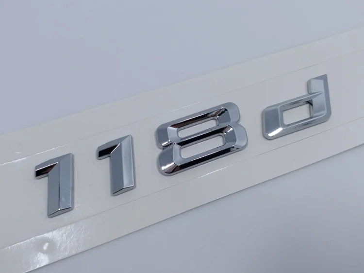 Хромированная 118d 125d 130d 135d эмблема на крышку багажника с надписью для BMW 1 серии E81