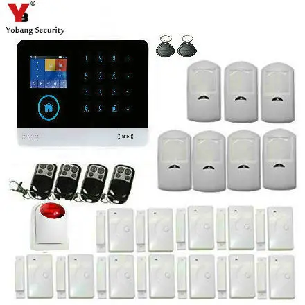 YoBang безопасность Android IOS приложение WIFI 3G WCDMA/CDMA RFID умный дом безопасности
