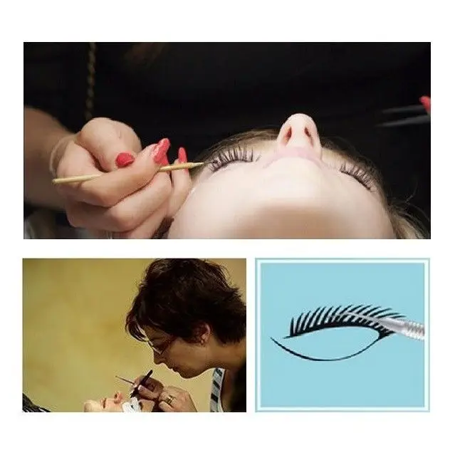 Миа 100 шт тонкий одноразовый микро аппликатор для наращивания ресниц медицинский