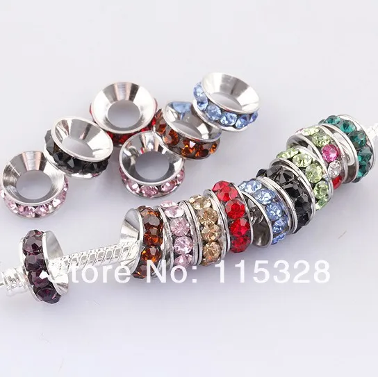 Бусины с кристаллами для изготовления ювелирных изделий 50 шт./лот 10 мм|loose beads|beads