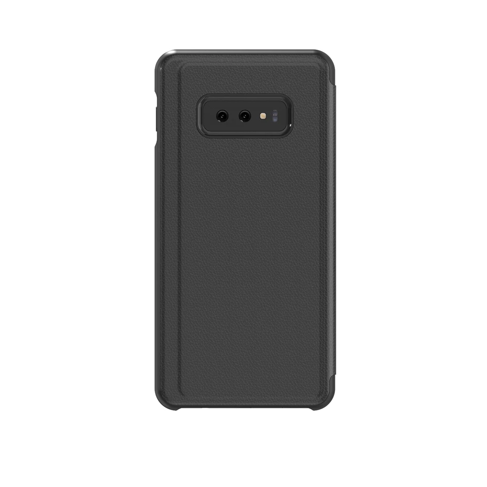 Роскошные Clear View Зеркало чехол для телефона для samsung S7 край S8 S9 S10 плюс E Примечание 8 9 J4 J6 A9 A6 A7 из искусственной кожи флип телефон Капа
