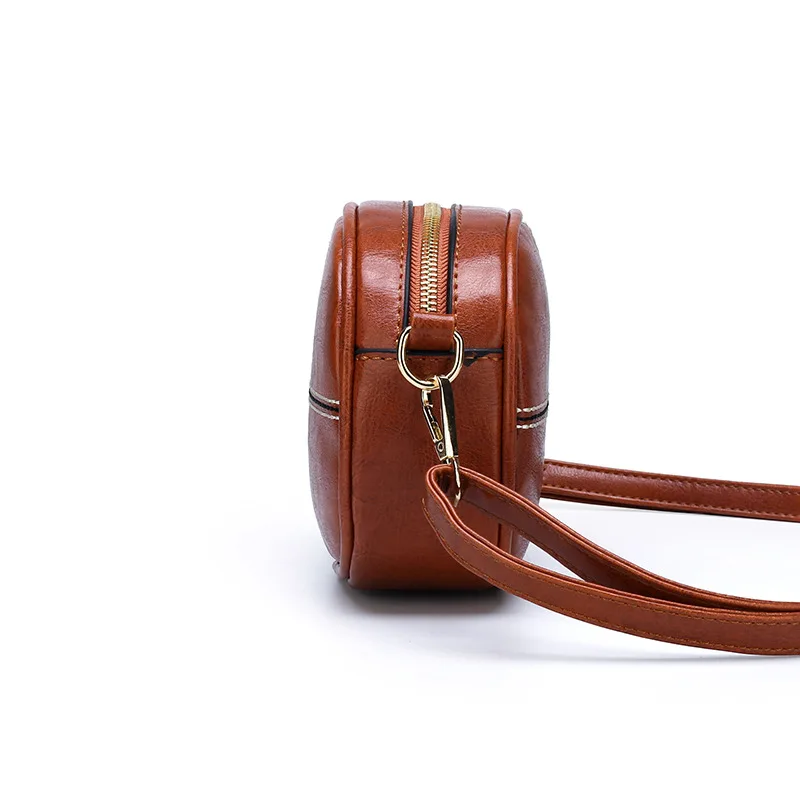 Youda винтажная круглая сумка мессенджер с вышивкой для мобильного телефона модная