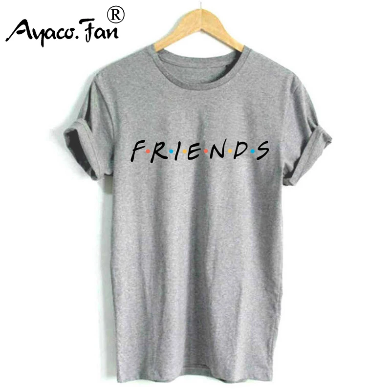Футболки с надписью FRIENDS для женщин женская футболка бойфренд девушек