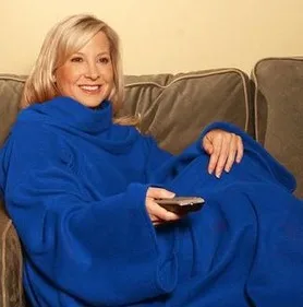 Теплое Флисовое одеяло Snuggie с рукавом, покрывало на диван/кровать/самолет, дорожные пледы, телевизор, повседневный отдых для семейного отдыха 134 см* 180 см