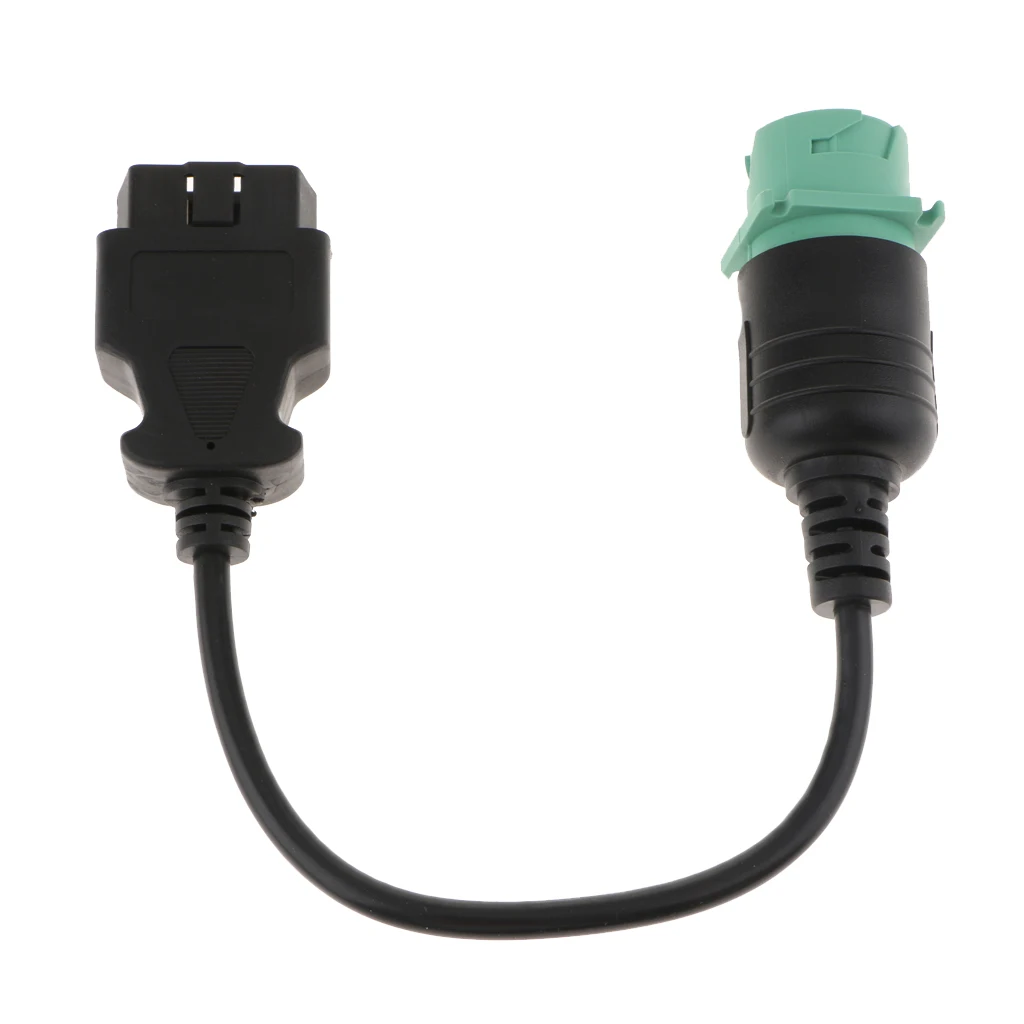 9 контактный штыревой разъем для 16 контактного женского адаптера OBD II