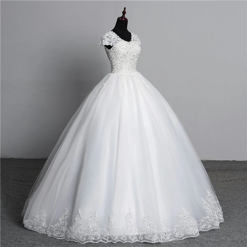 Бальное платье реальные изображения Vestido De Novia Тюлевое свадебное 2018 с блестками