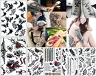FGHGF ночная бабочка, мужские креативные наклейки на татуировки, женские водонепроницаемые наклейки на татуировки бабочки, магнит на холодильник