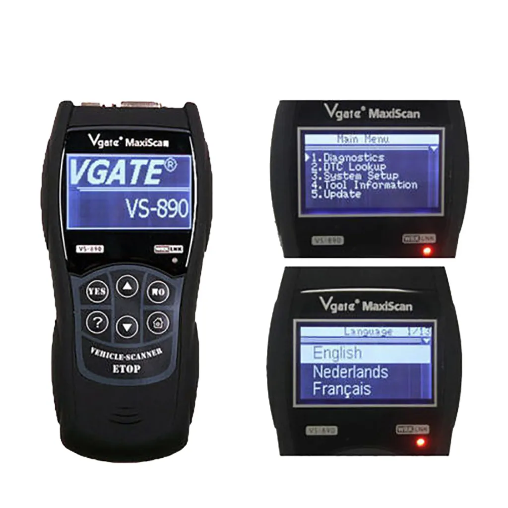 Универсальный диагностический сканер для тяжелых грузовиков OBD2 EOBD дизельных