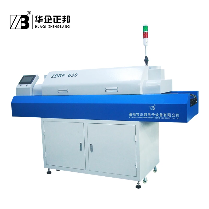 

SMT Infrared Hot Air Cool Air 6 Zones Reflow Soldering Oven for LED&PCB