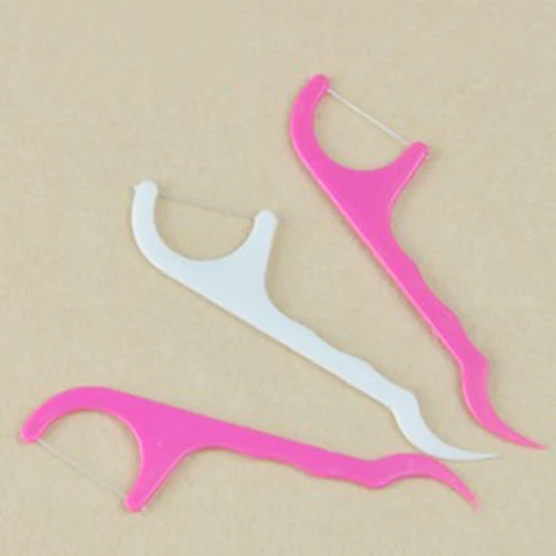 Пластиковые одноразовые зубные нити для чистки зубов 25 шт. нить ухода за