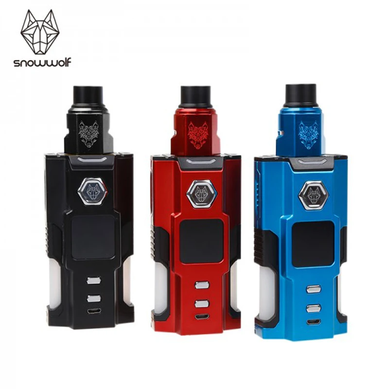 Оригинальные электронные сигареты Snowwolf squonk Vfeng комплект Squonk поле Mod RDA Vape