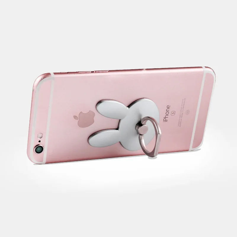 Мультяшное кольцо-держатель мобильного телефона для iPhone 360 градусов