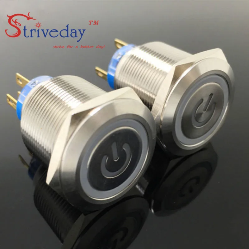 1 шт. 22 мм с собственн-стопорное кольцо символом власти из нержавеющей стали