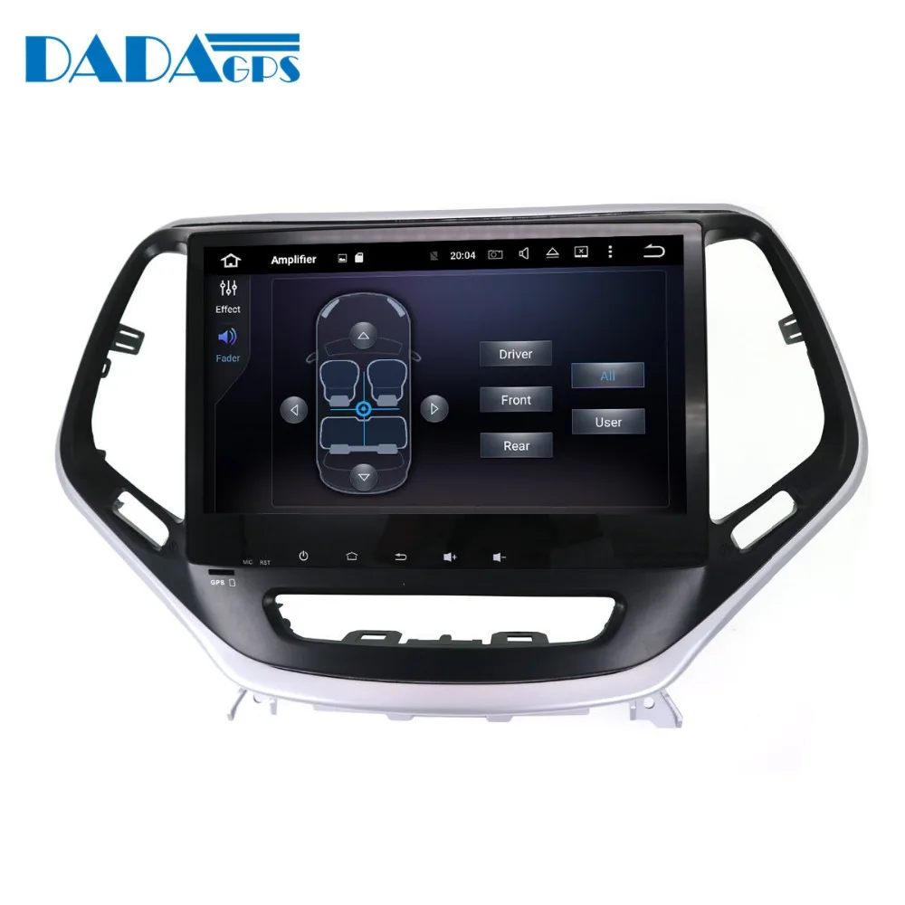 10 2 &quotAndroid 8 4 + 32 ГБ Автомобильный gps навигатор для JEEP Cherokee 2014 2018 автомобильный