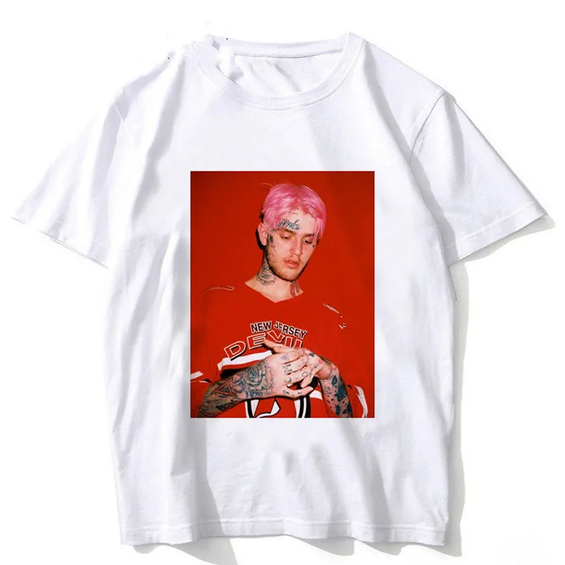 Новинка 2019 футболки Lil Peep Graphic белая мужская футболка в стиле хип хоп унисекс
