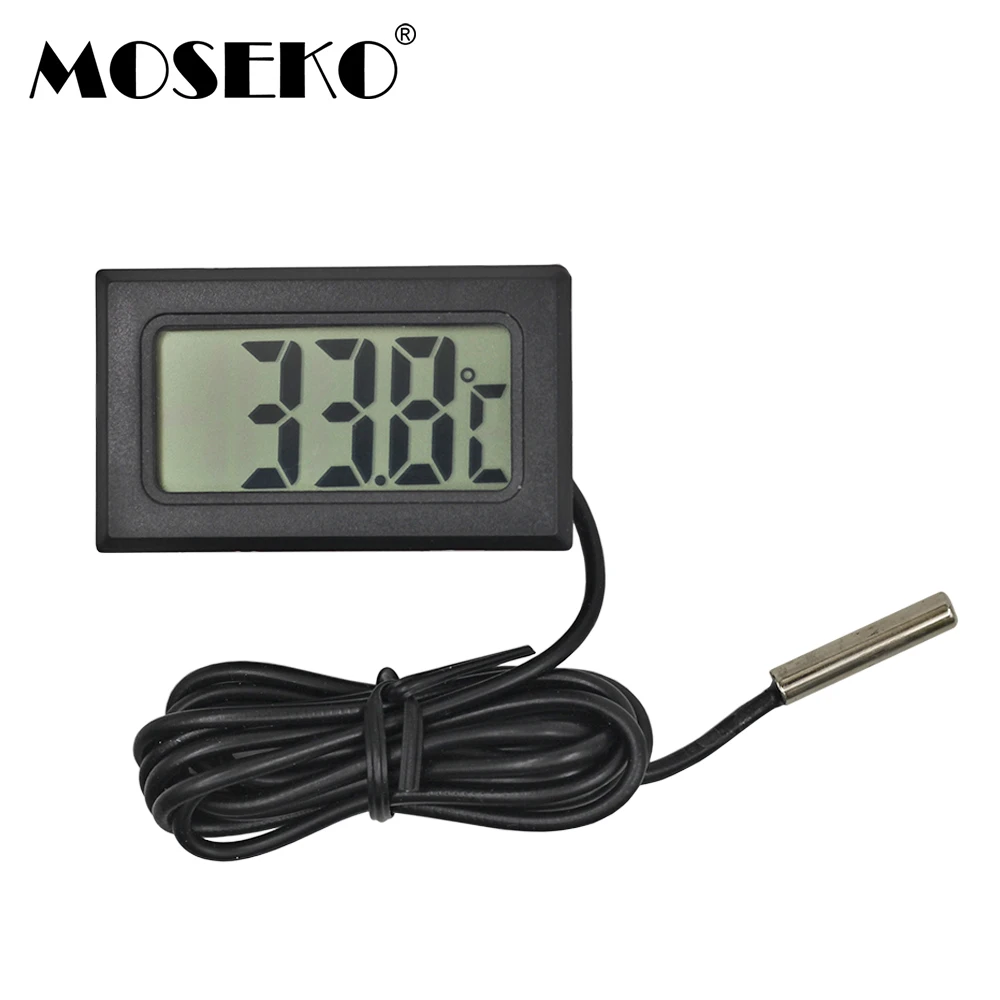 MOSEKO Горячая 1 шт. цифровой lcd датчик для холодильника Морозильник Термометр термограф для аквариума холодильник