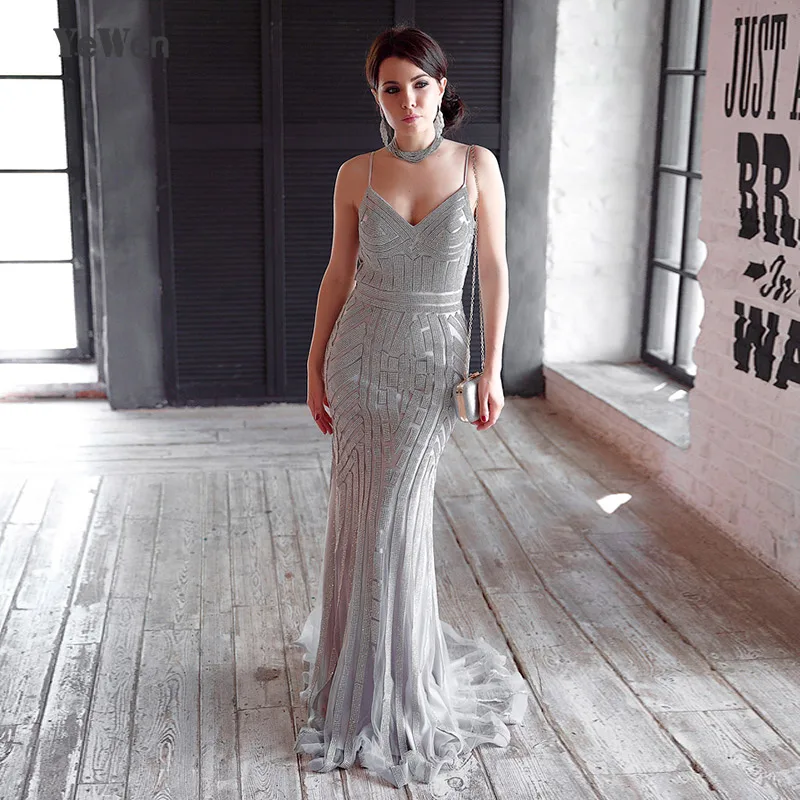 Robe De Soiree, вечерние платья русалки, Длинные вечерние платья золотого, красного, королевского, синего цвета с кристаллами, африканские вечерние платья для выпускного вечера, вечернее платье