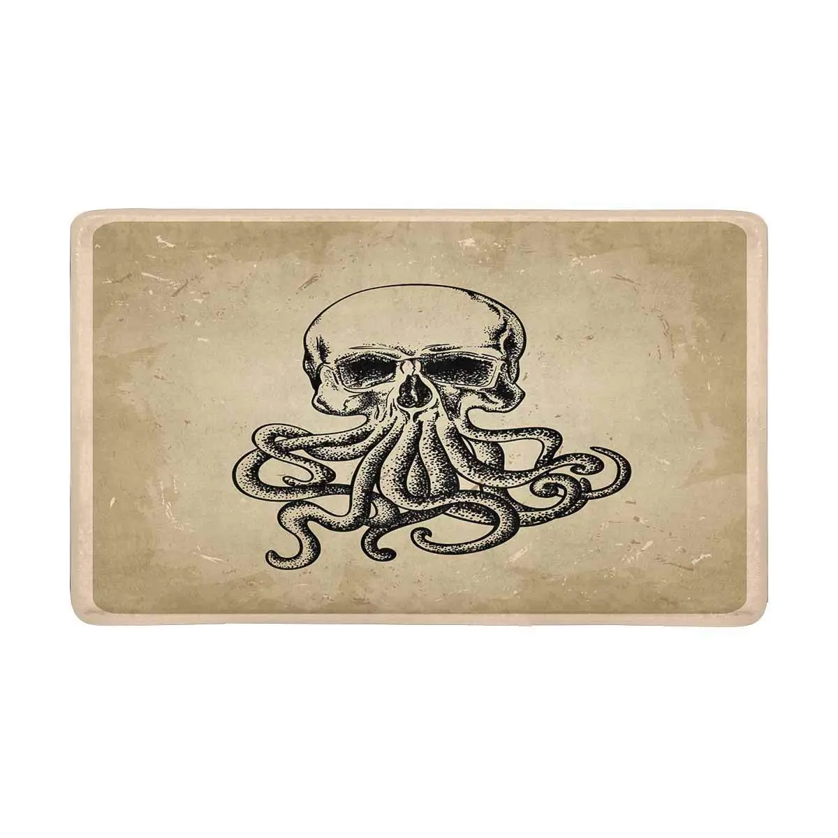 Shantou Art Taro Octopus Противоскользящий дверной коврик домашний декор индивидуальный
