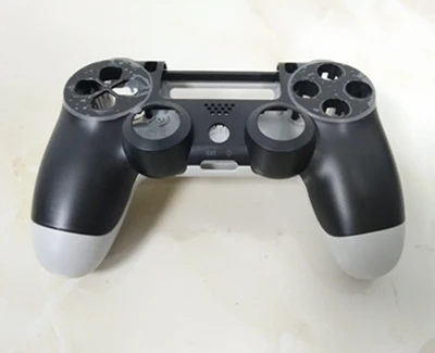 Black White PS4 корпус для игрового контроллера чехол полное покрытие спереди и длинное сзади жесткий верх Корпус Крышка для sony Playstation 4 Dualshock 4 геймпад чехол - Цвет: Black White
