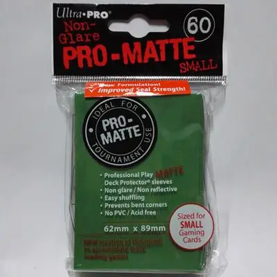 ULTRA PRO; маленькие матовые рукава для торговой карты для YUGIOH+ CARDFIGHT VANGUARD - Цвет: Многоцветный