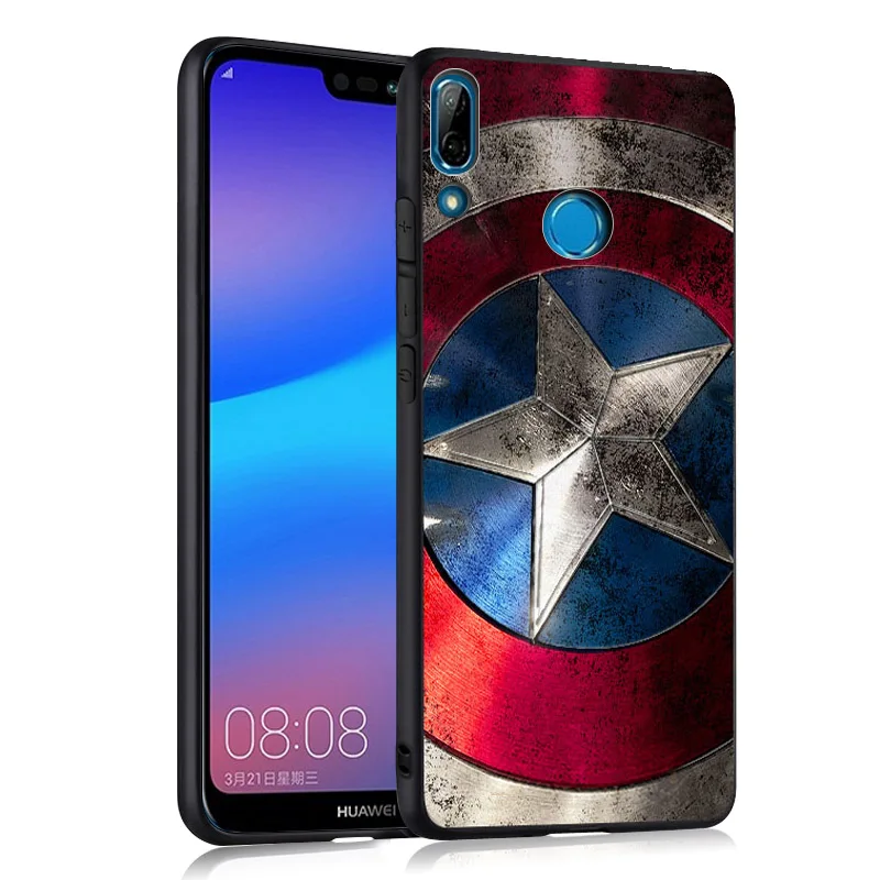 Huawei P20 P30 Lite чехол черный 3D рельефный для Pro Чехол Силиконовый мультяшный TPU P 20 30 |