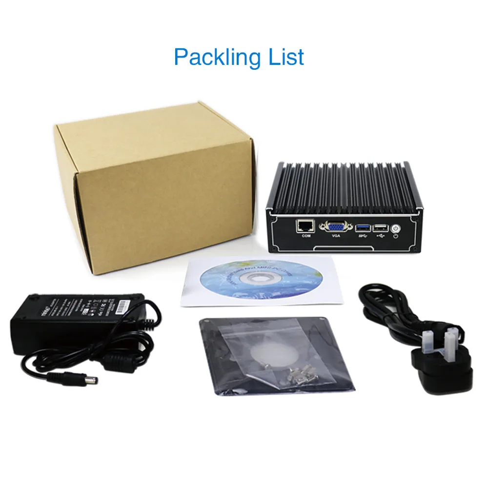 Мини ПК Yanling 4 Ethernet RJ 45 lan портов четырехъядерный процессор Intel Celeron J1900 2 0 ГГц pfsense