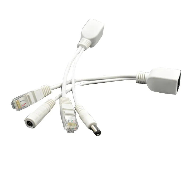 10 шт. (5 пар) адаптер кабеля RJ45 Инжектор POE + разветвитель камеры Power Over Ethernet 12 В|12v wire