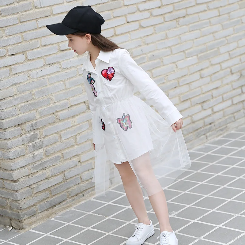 2017 летнее платье-блузка свободная сетчатая рубашка платья для