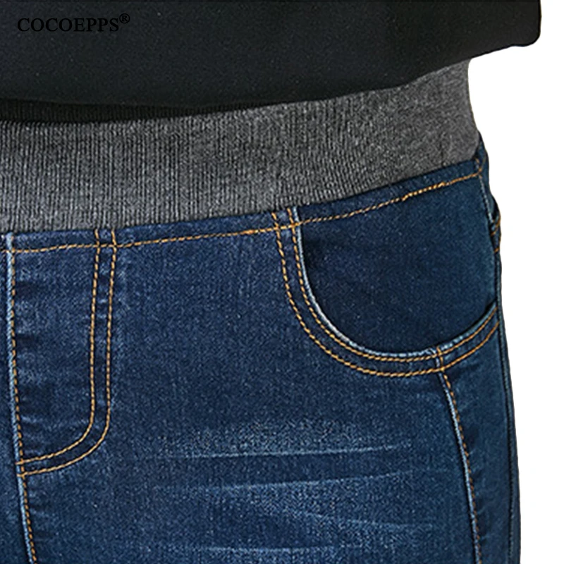 

COCOEPPS 2019 New Coming Woman Fashion Pencil Skinny Pants Casual Slim Fit Large Size Jeans Sexy High Waist Trousers For Lady