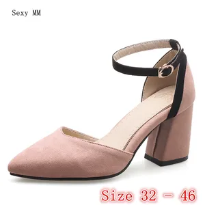 Женские туфли-лодочки на высоком каблуке женские Вечерние туфли на шпильке маленькие размера плюс 32, 33-40, 41, 42, 43, 44, 45, 46