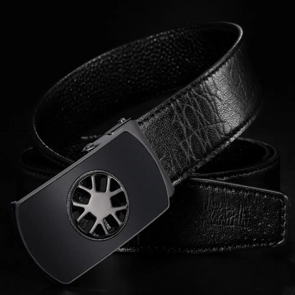 Мужской ремень из натуральной кожи с автоматической пряжкой ZDFJ173|belt for men|belt ff belt |