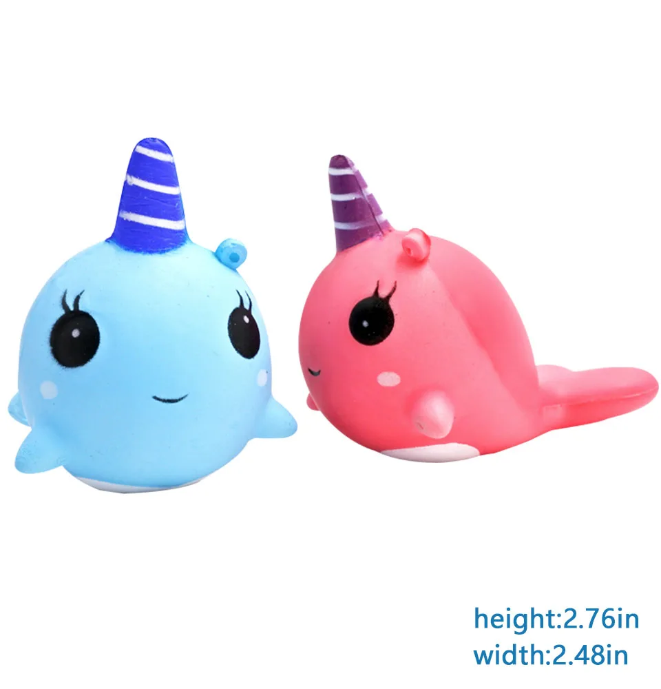 Мягкий олень зубы конфеты Jumbo мягкий милый Единорог КИТ торт Squishies медленно поднимающийся крем ароматизированный сжимающий игрушка ремешок для телефона