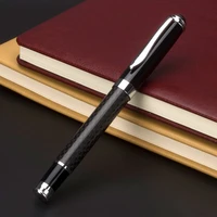 monte luxury pen carbon fiber pen material escolar handle writing gel roller ball pen luxury ballpoint pen for business school