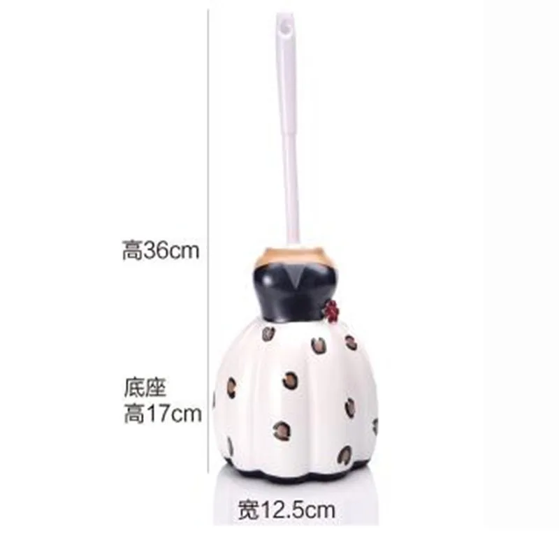 

Creative toilet brush set bathroom cleaning brush seat toilet brush shelf long handle toilet brush