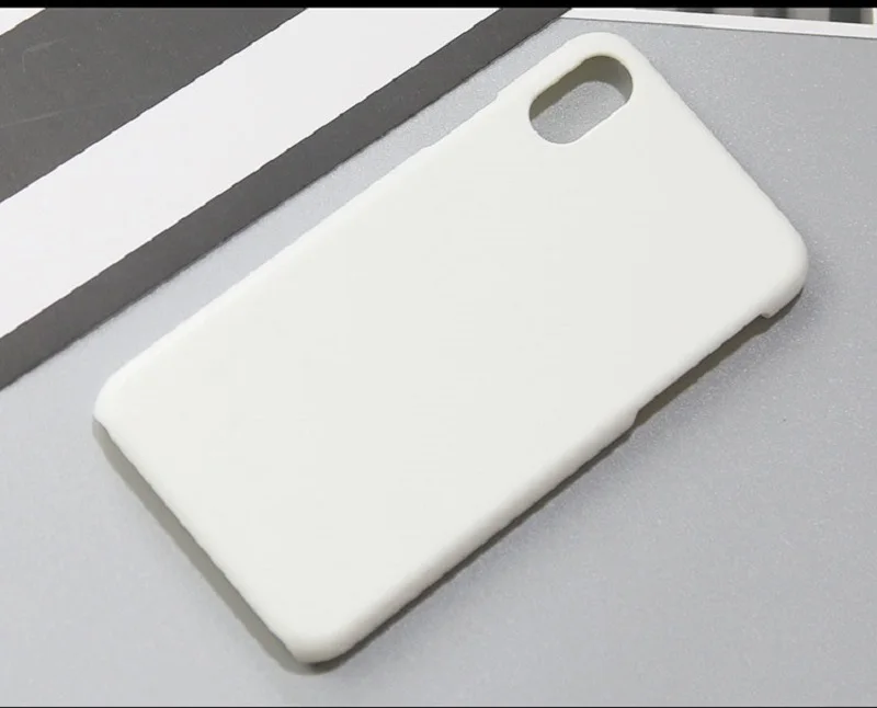 Чистый белый матовый пластиковый жесткий чехол для iPhoneX anit-отпечатки пальцев с