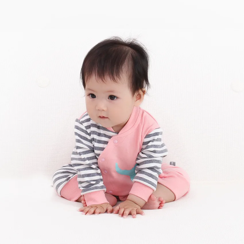 Животное жираф слон лев мультфильм для маленьких девочек Комбинезоны малышек с