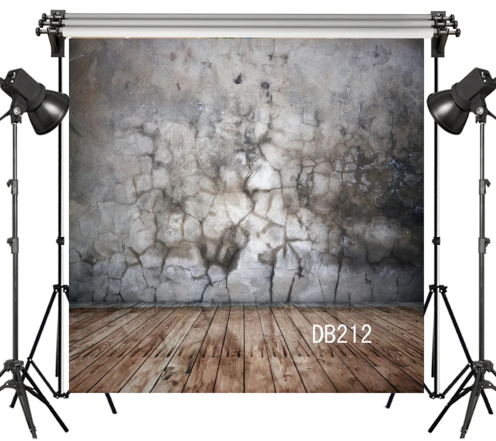 LB полиэстер и винил треснутые каменные стены деревянная доска Новорожденные