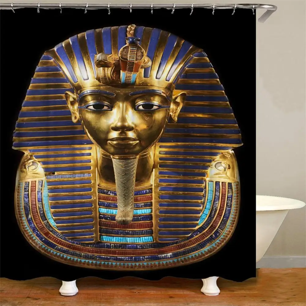 Dafield египетская художественная душевая занавеска с традиционным принтом для