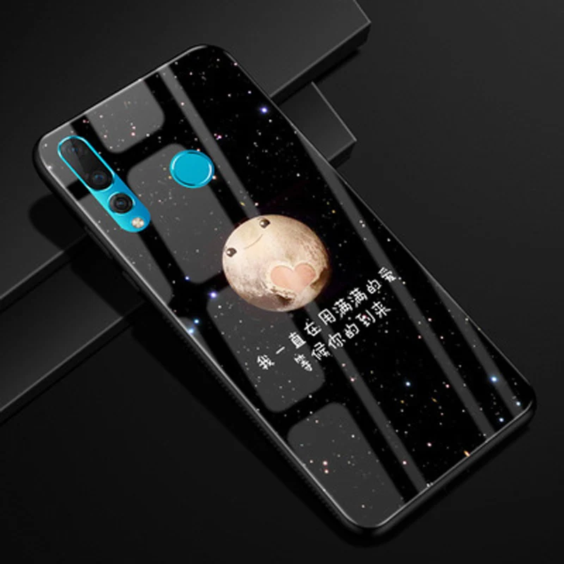 Чехол для Huawei Nova 4 чехол из закаленного стекла + мягкий край крышки 6 ''для Nova4