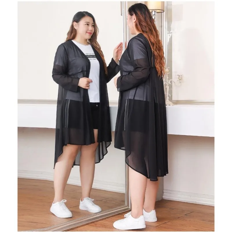 Женская одежда с длинными рукавами размера плюс 10XL 8XL 6XL 4XL женская v образным