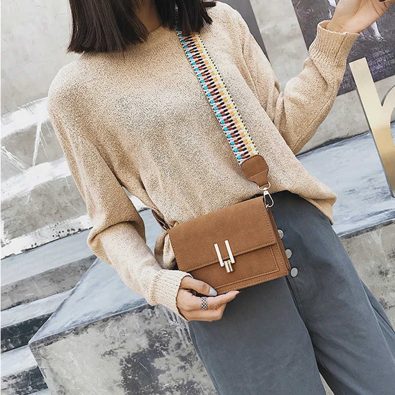 GFLV бренд 2019 сумка на плечо из искусственной замши кожаные сумки с клапаном