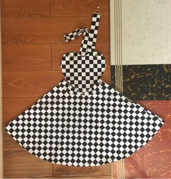 Женская юбка в клетку трапециевидная с завышенной талией 2019 | одежда