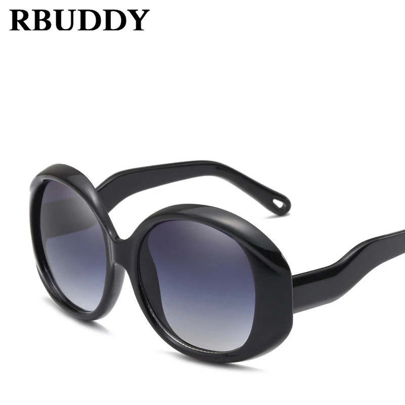 RBUDDY 2018 овал безразмерный Для женщин солнцезащитные очки Брендовая дизайнерская
