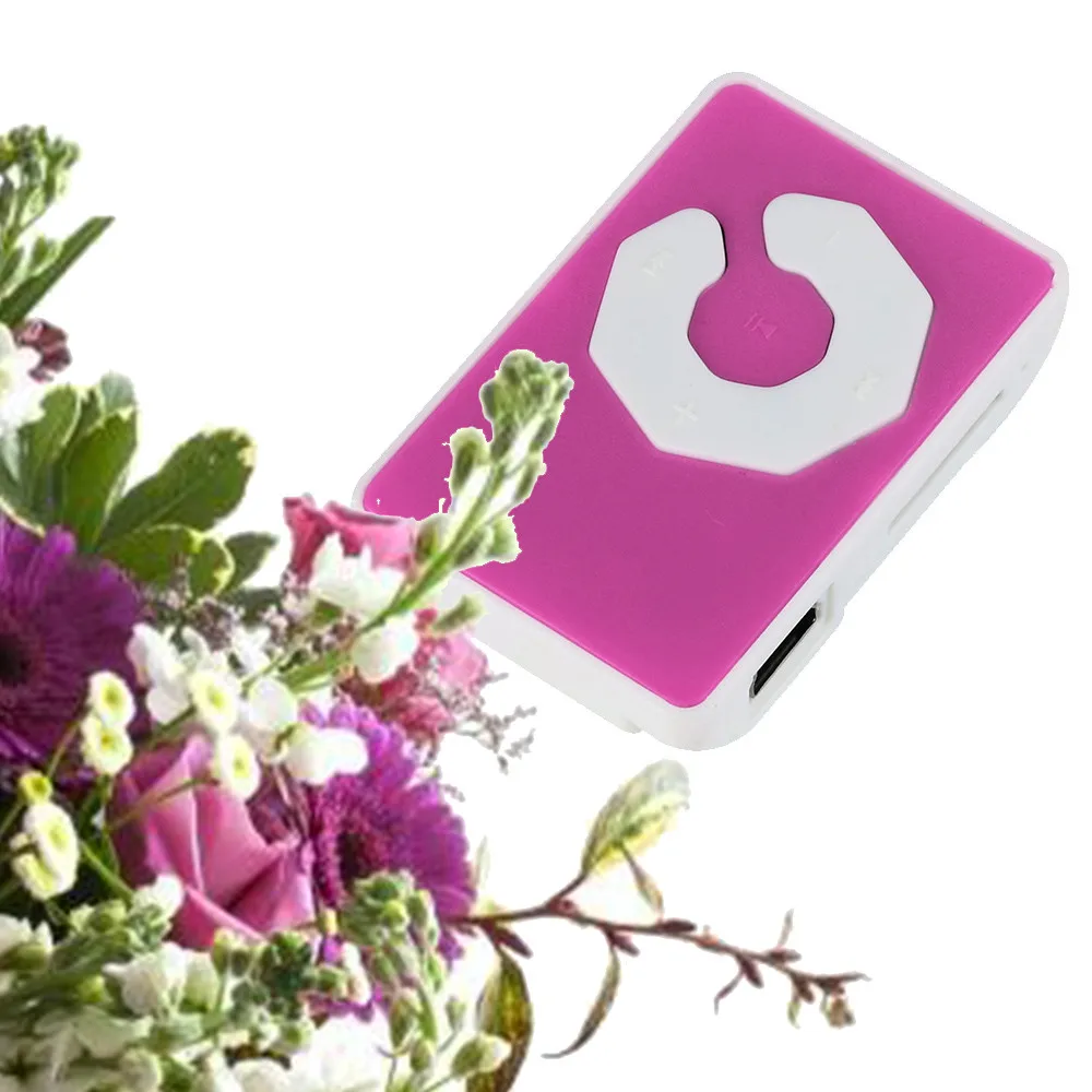 1 шт. Поддержка 32 ГБ Micro SD TF карта и гарнитура мини MP3 плеер USB зажим 2 0/1 Пластиковый